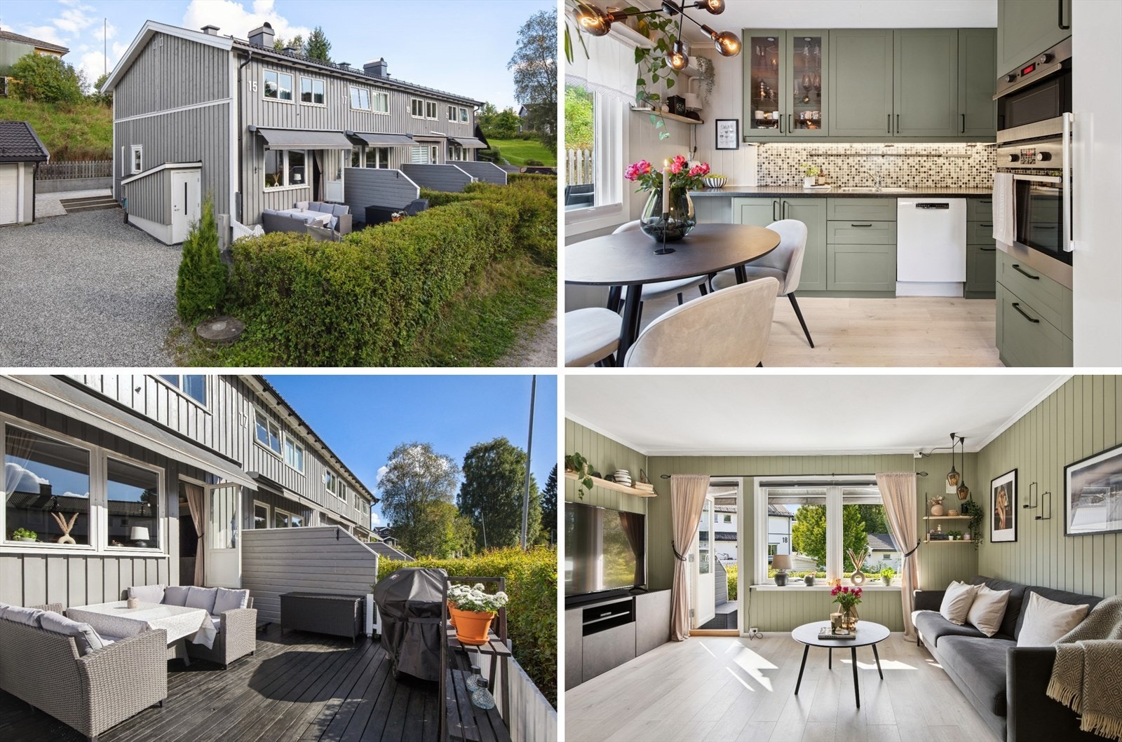 Her kan vi ønske velkommen til meget pent og oppgradert rekkehus i Prinsens gate 15. Galleribilde