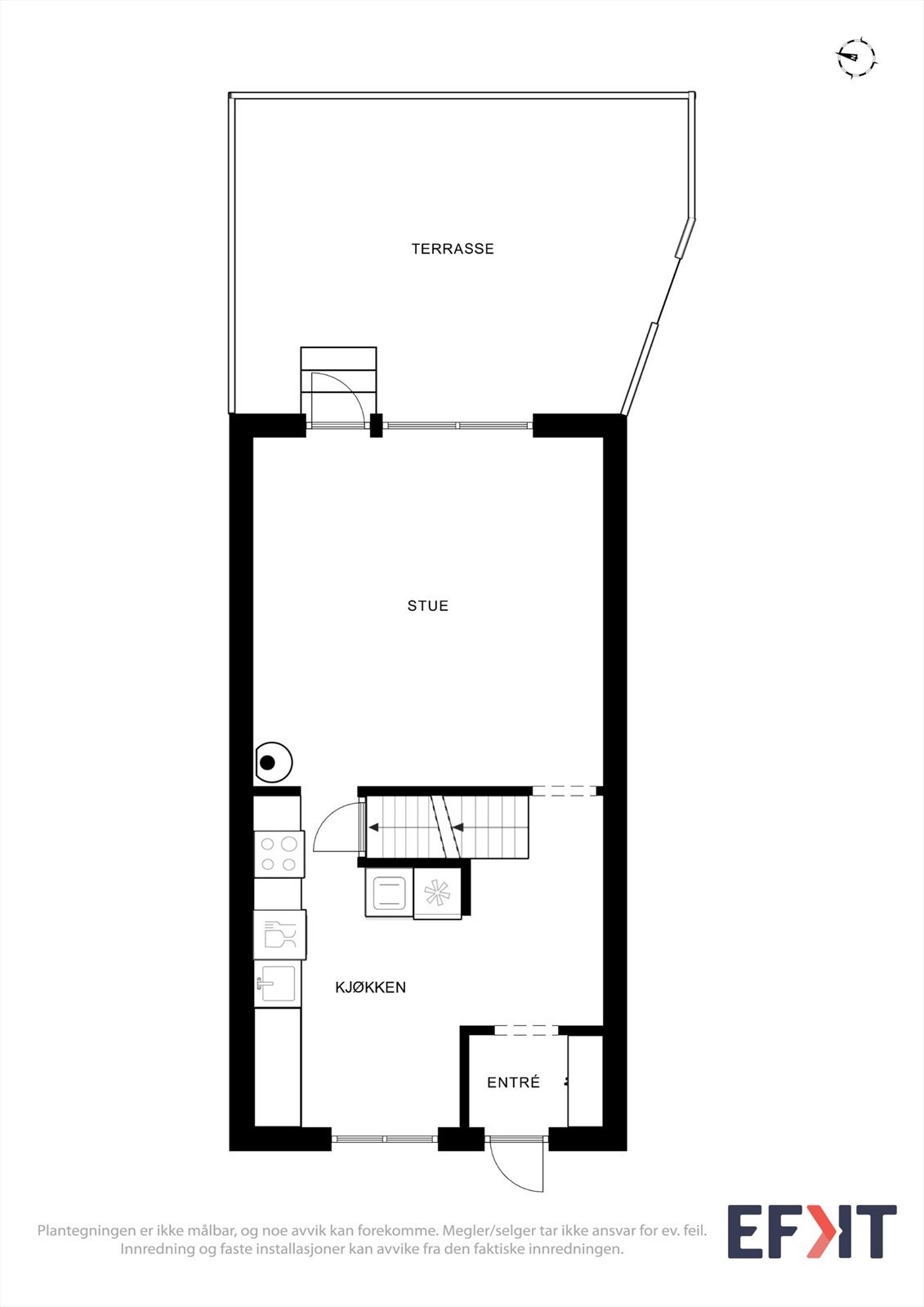 Plantegning 1. etasje. Galleribilde