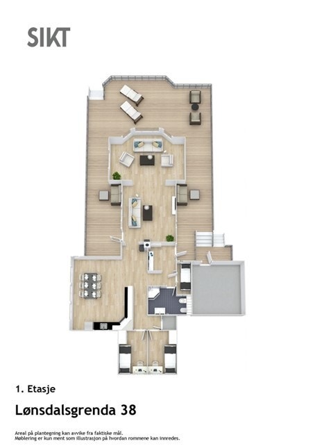 Plantegning Galleribilde