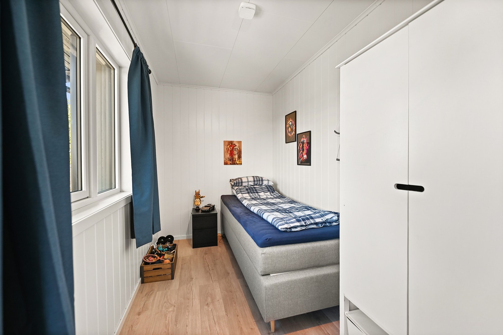 Barnerom med praktisk løsning. Galleribilde