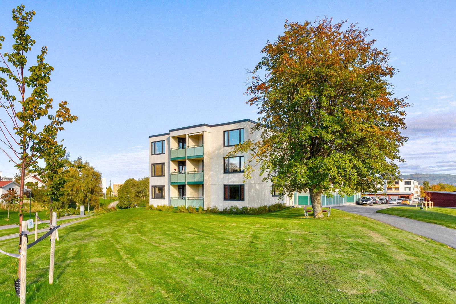 På attraktive Saupstad bor du i et populært boligområde bare 15 minutters kjøring fra Trondheim sentrum. Galleribilde