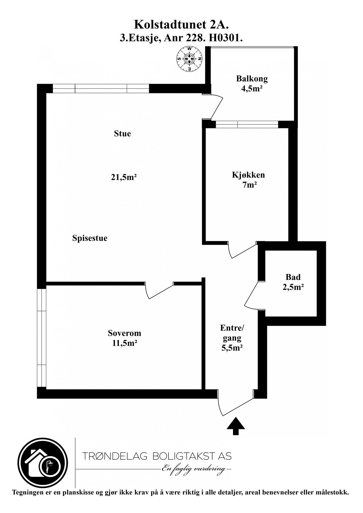 Planskisse. Galleribilde