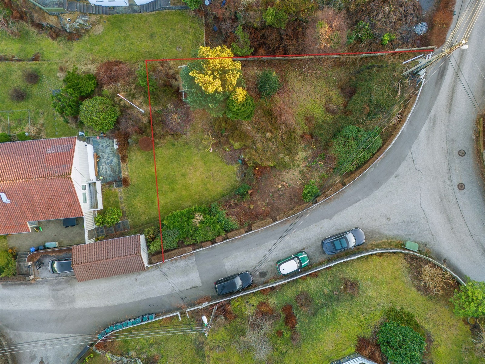 Tomt omriss ca. Galleribilde