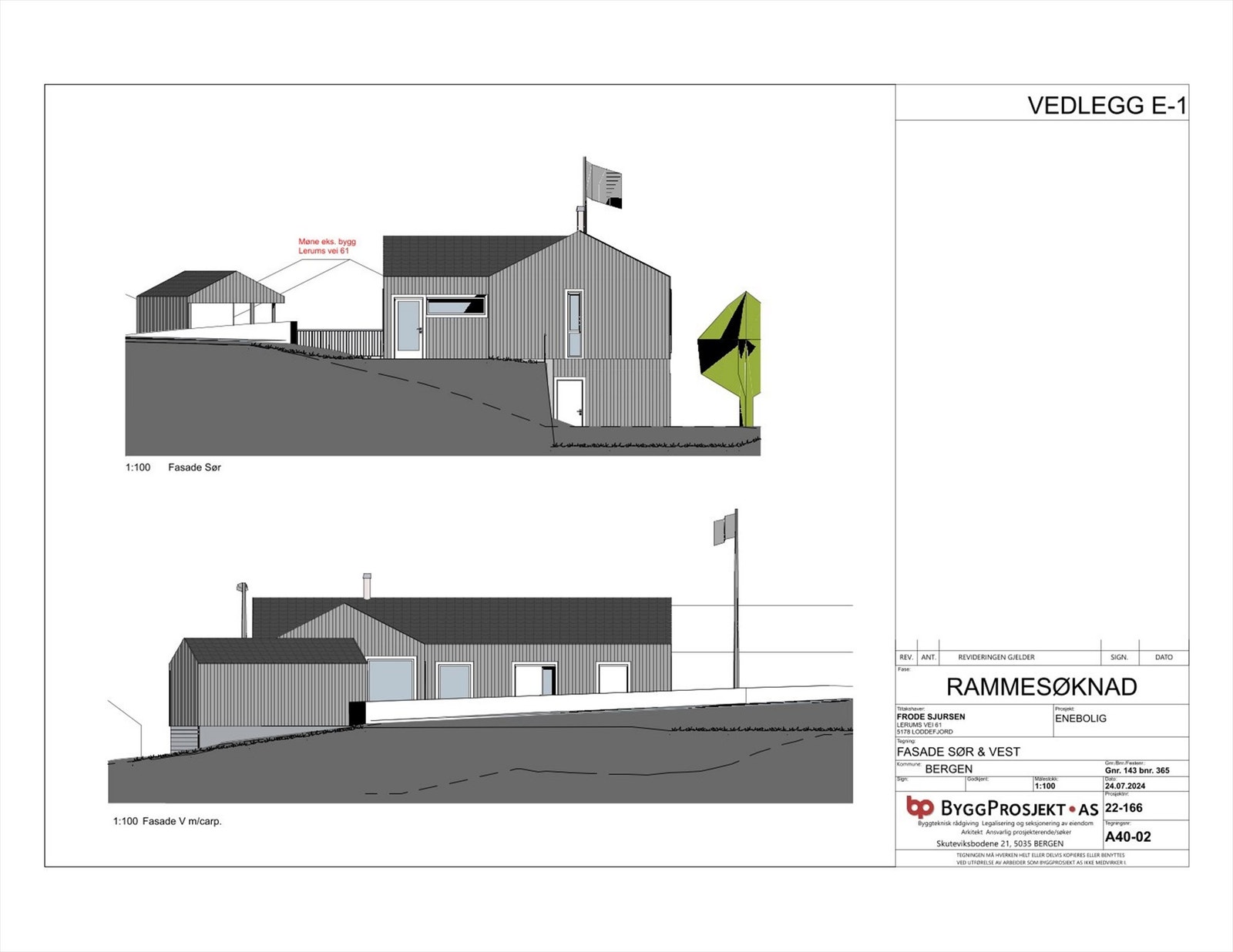 Illustrasjon fra rammetillatelsen Galleribilde