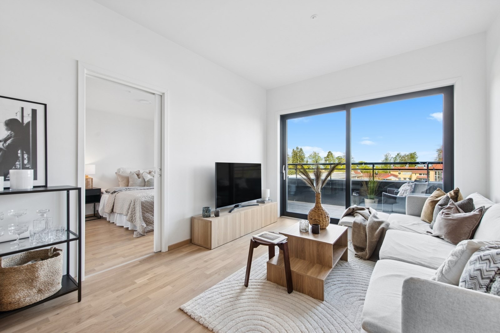 Toppleilighet i Sentrumsgården midt i Stange Galleribilde