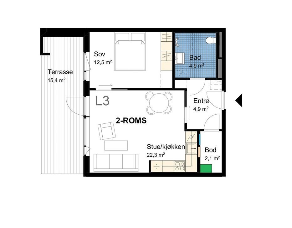 Plantegning Galleribilde