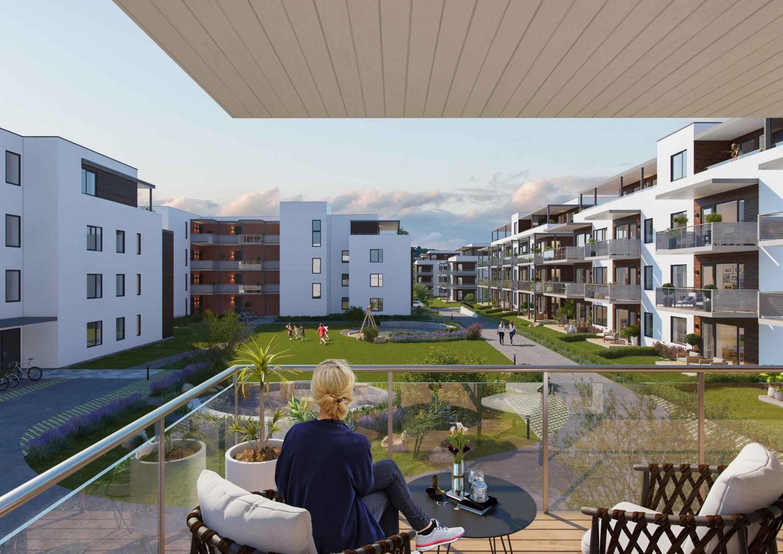 Leiligheten har en gunstig beliggenhet i 3. etasje med utsikt mot store grøntområder og et glimt av elva | siste mulighet! Galleribilde