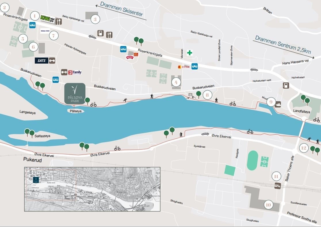 Kart over nærområdet Galleribilde