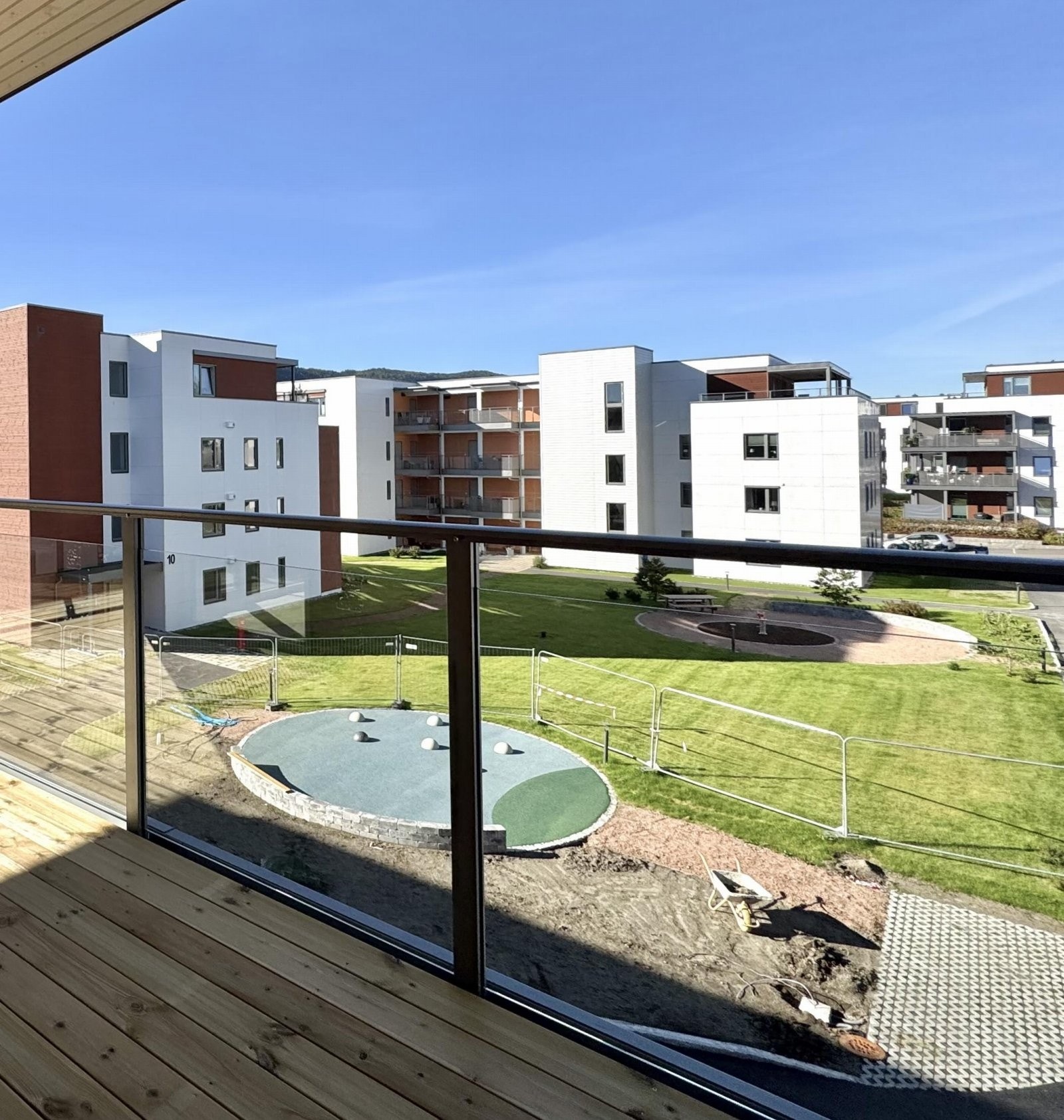 Utsikt fra balkongen Galleribilde