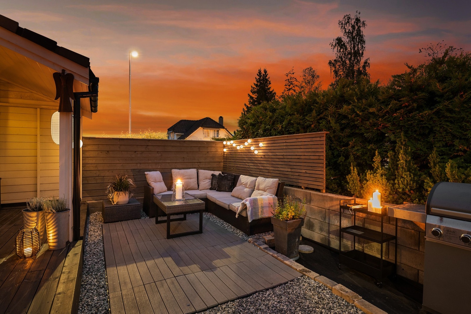 Her har du plassen for hageselskaper og sosiale sammenkomster. Galleribilde