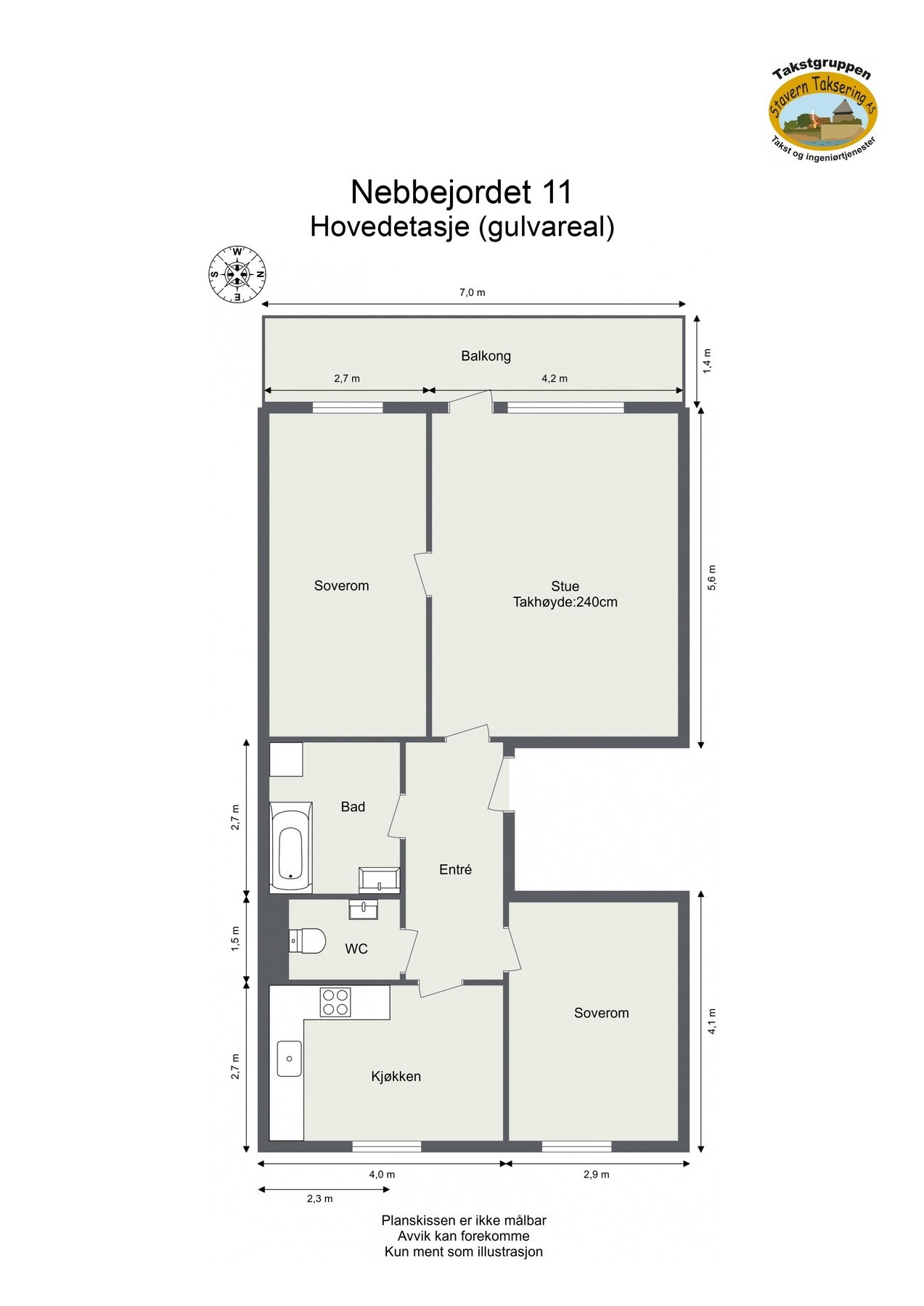 Plantegning Galleribilde