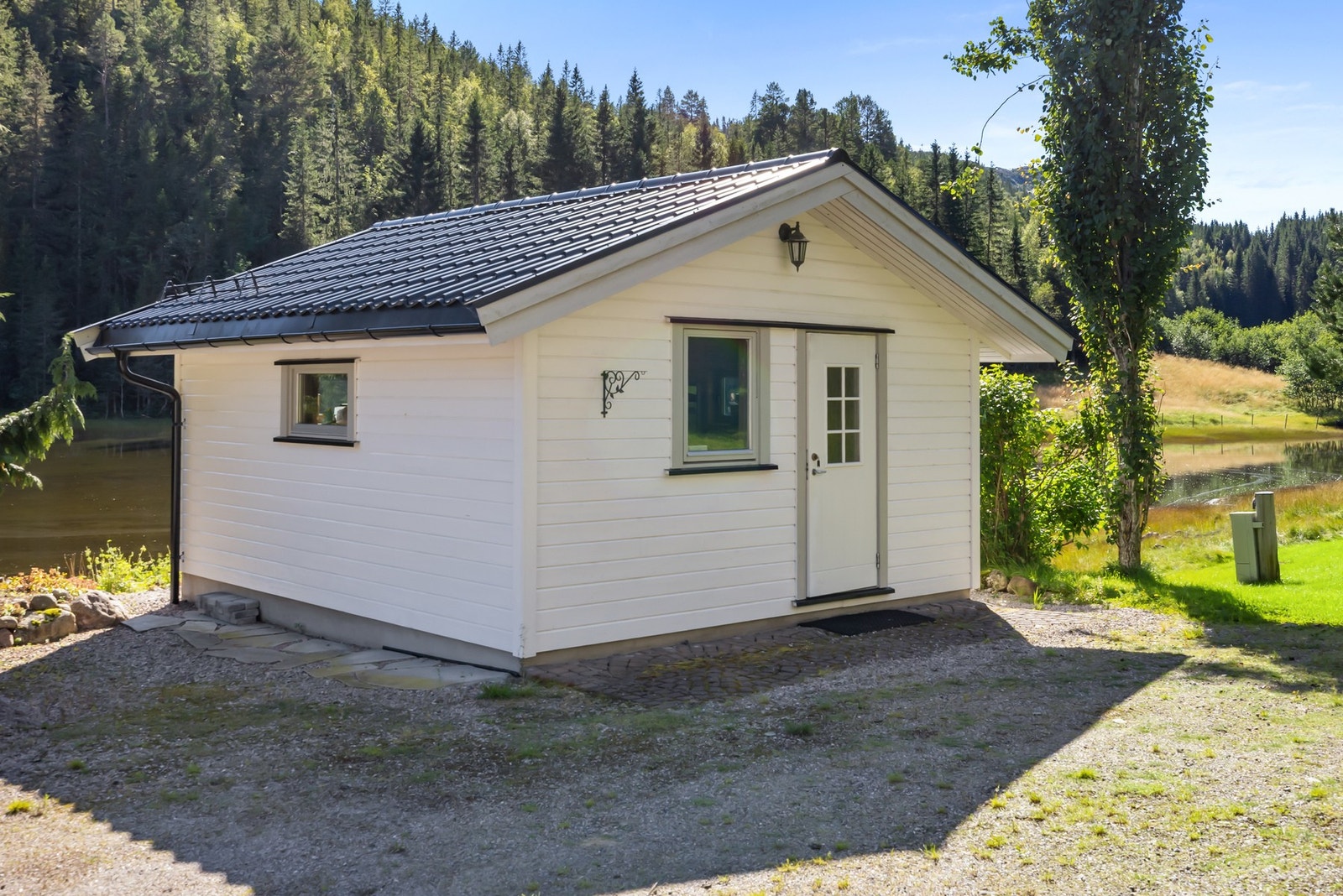 Praktisk, isolert verksted. Galleribilde