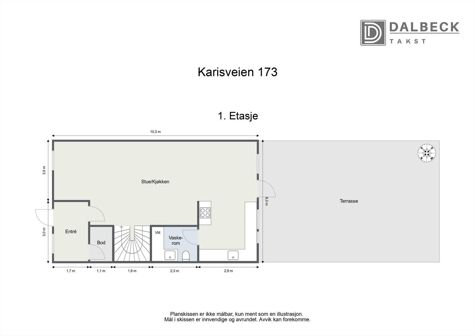 Plantegning 1. etasje. Galleribilde