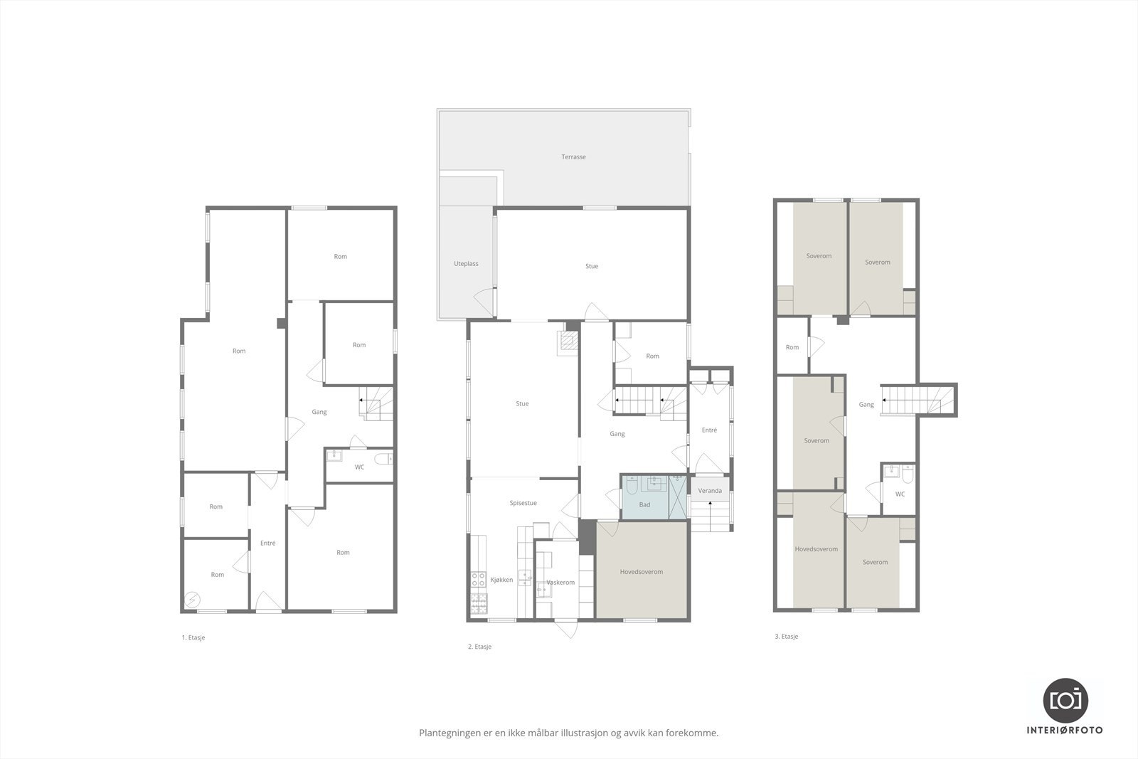 Plantegning Galleribilde