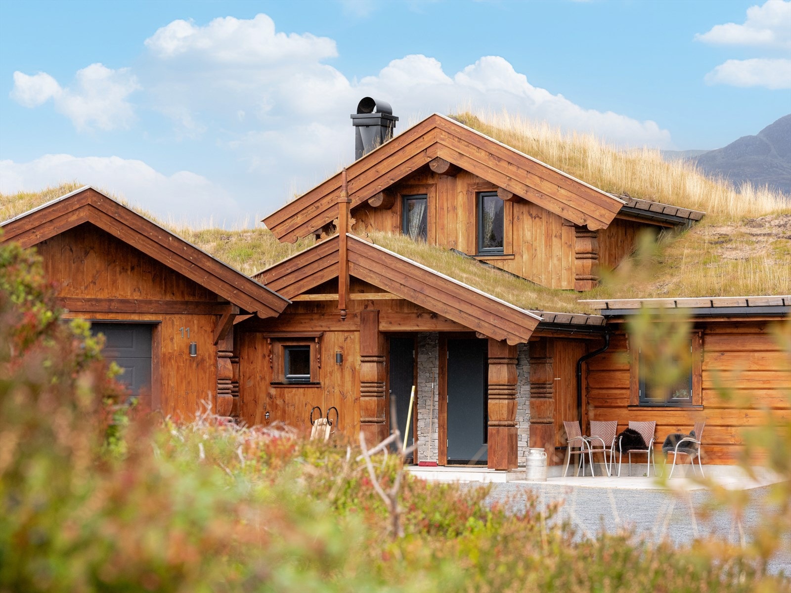 Her kan du senke skuldrene og nyte hyttelivet med fine turområder og skimuligheter like ved hytta. Galleribilde