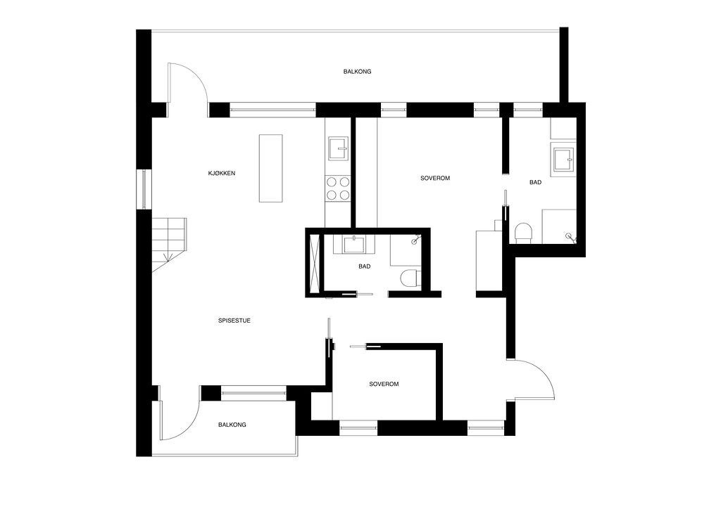Plantegning 7.etasje. Galleribilde
