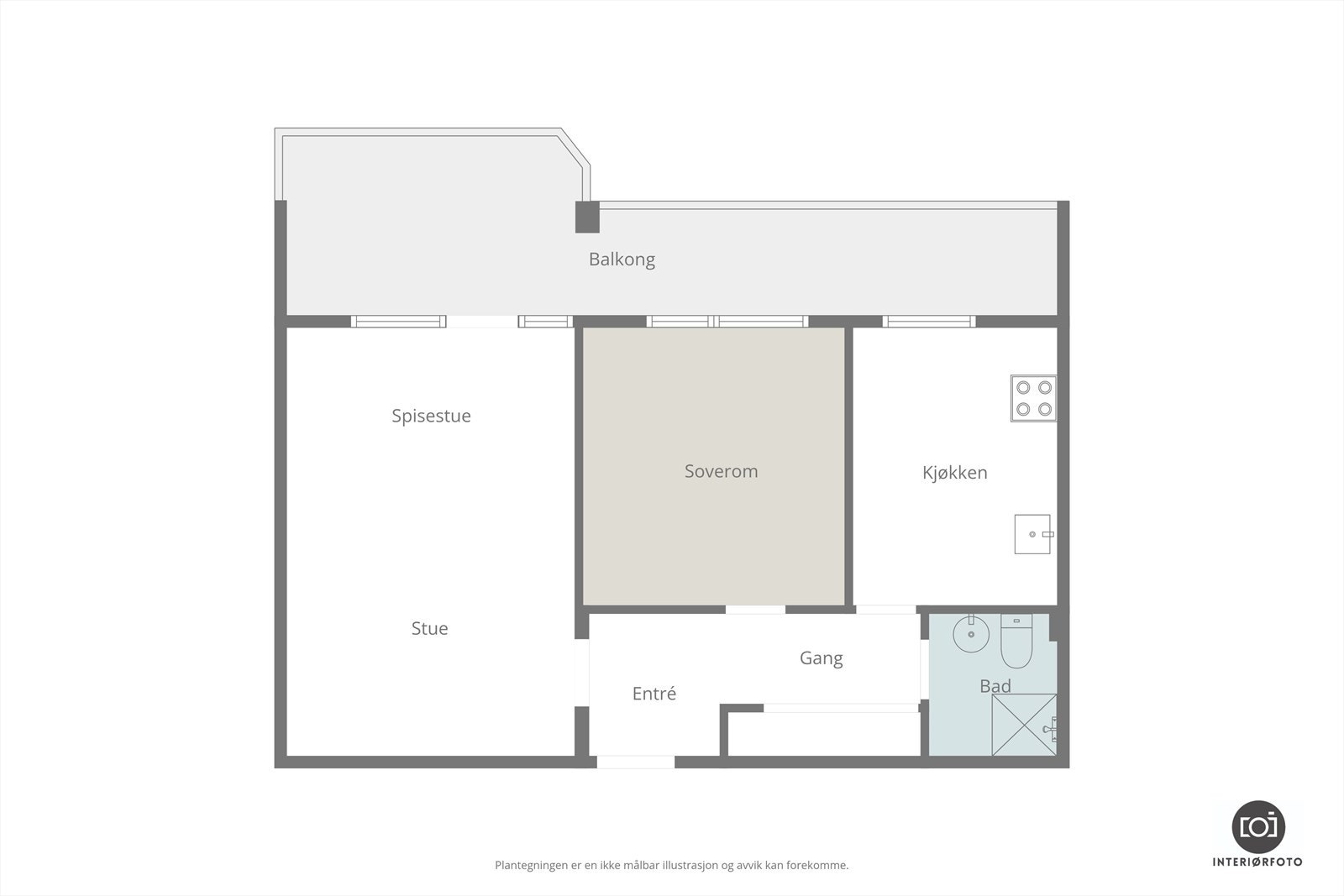 Plantegning Galleribilde