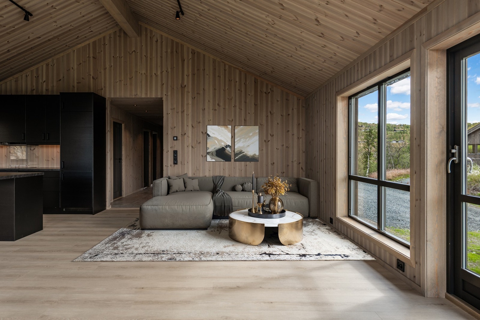 Digitalt møblert. Galleribilde