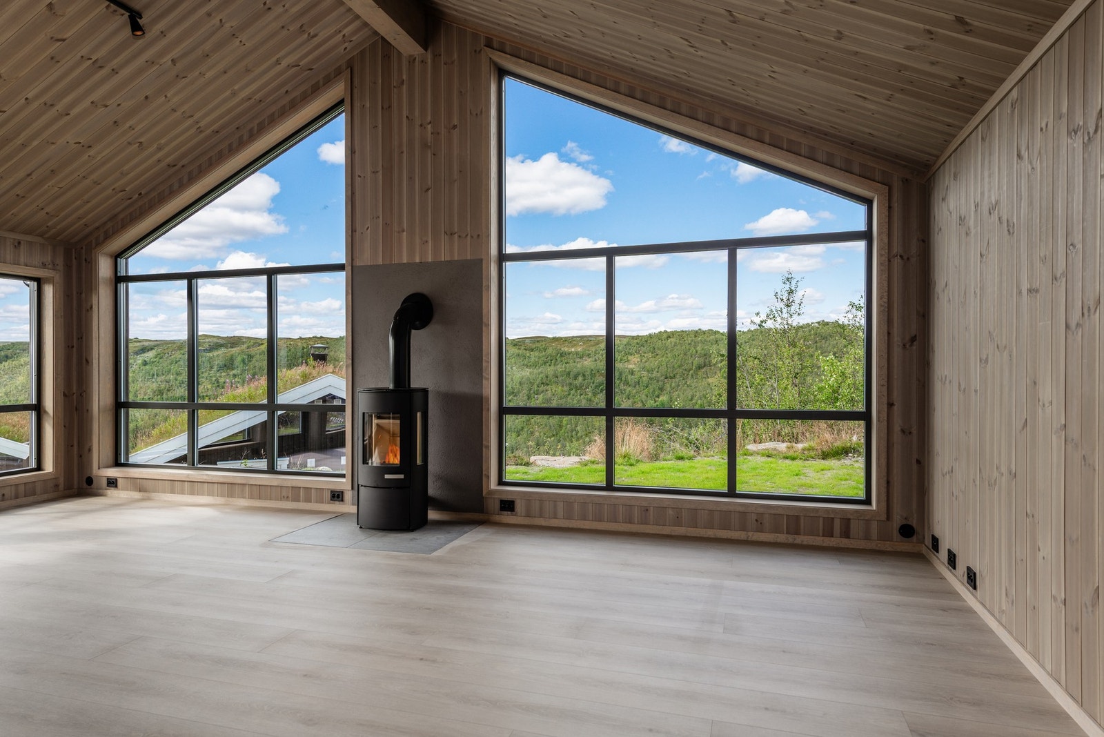 Peisovn som varmer godt på de kalde dagene. Galleribilde