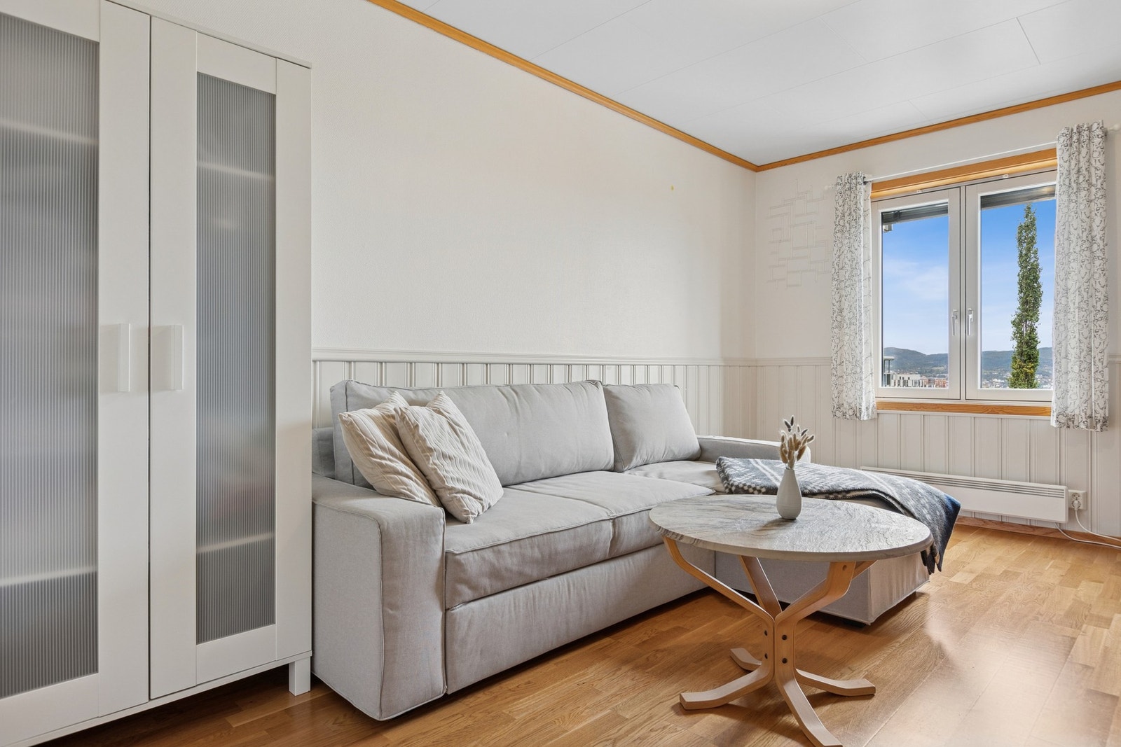 Det minste soverommet fungerer godt som gjesterom, barnerom eller hjemmekontor. Galleribilde