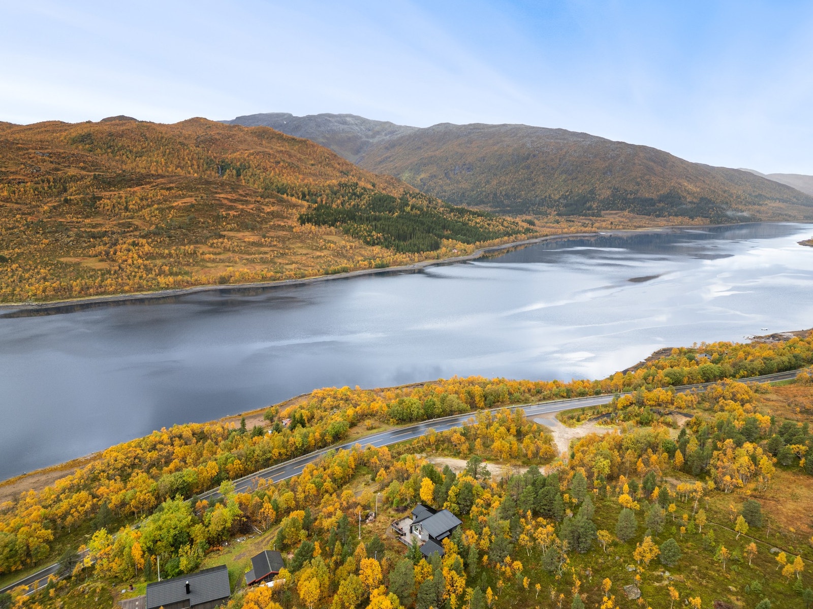 Dronebilde fra nærområdet Galleribilde