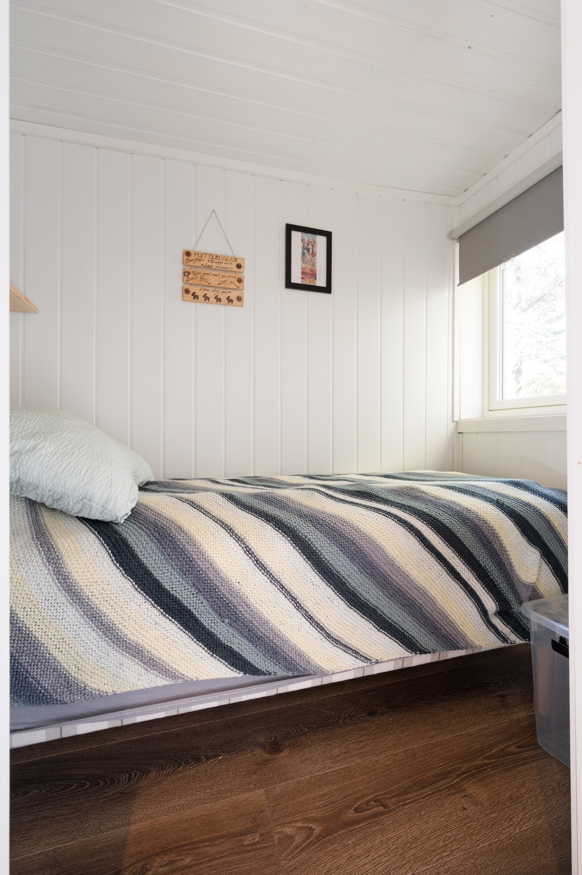 Rommet er definert som bod men brukes i dag som soverom Galleribilde