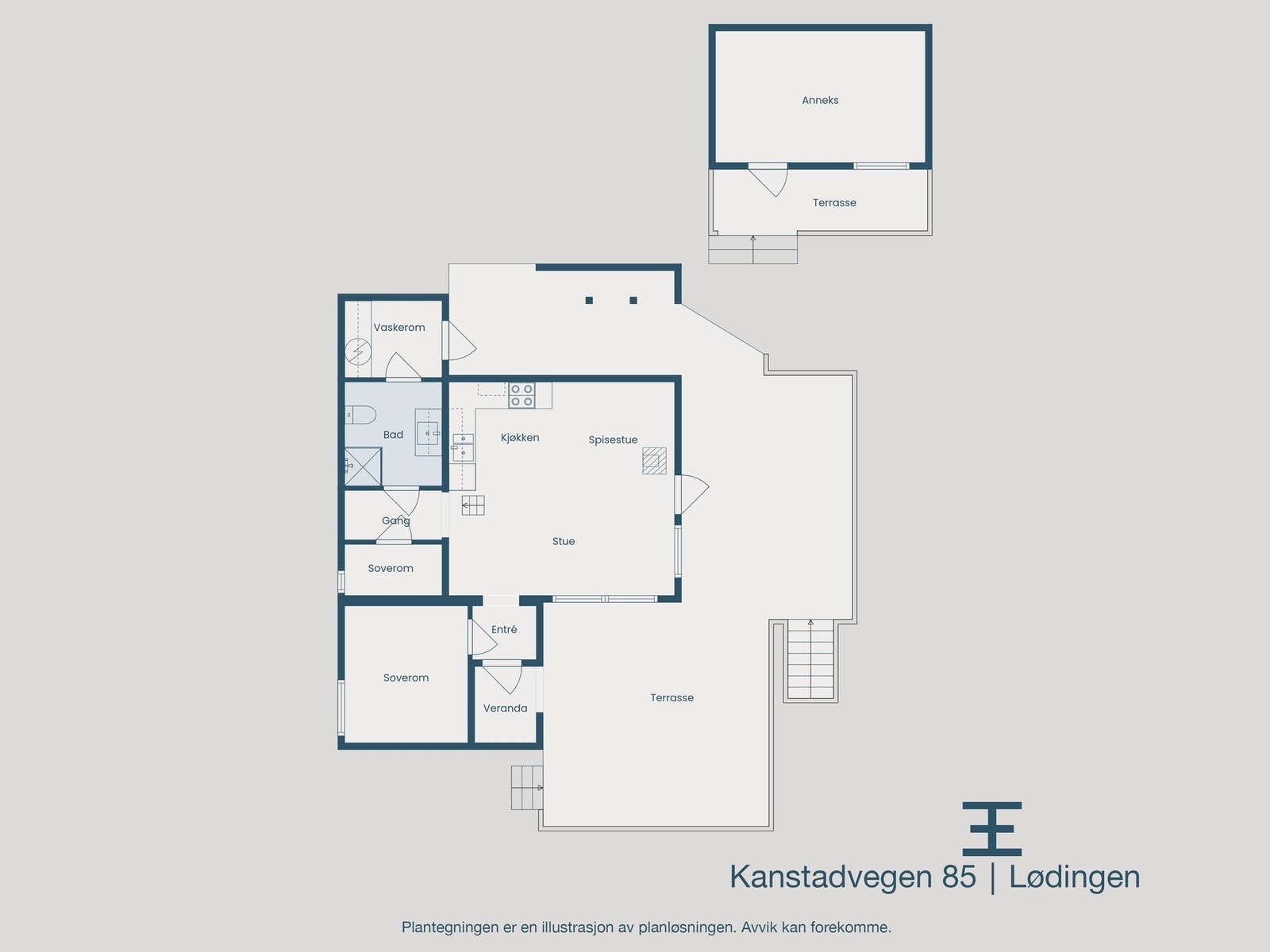 Plantegning Galleribilde