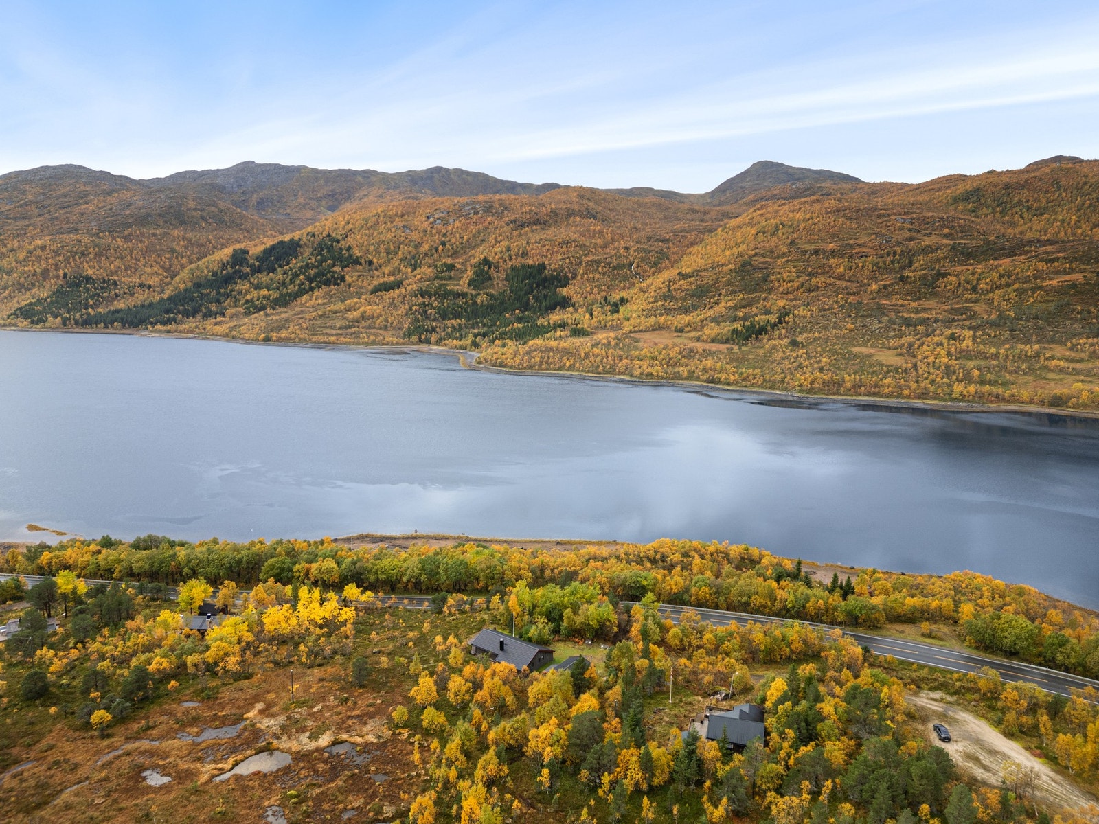 Dronebilde fra nærområdet Galleribilde