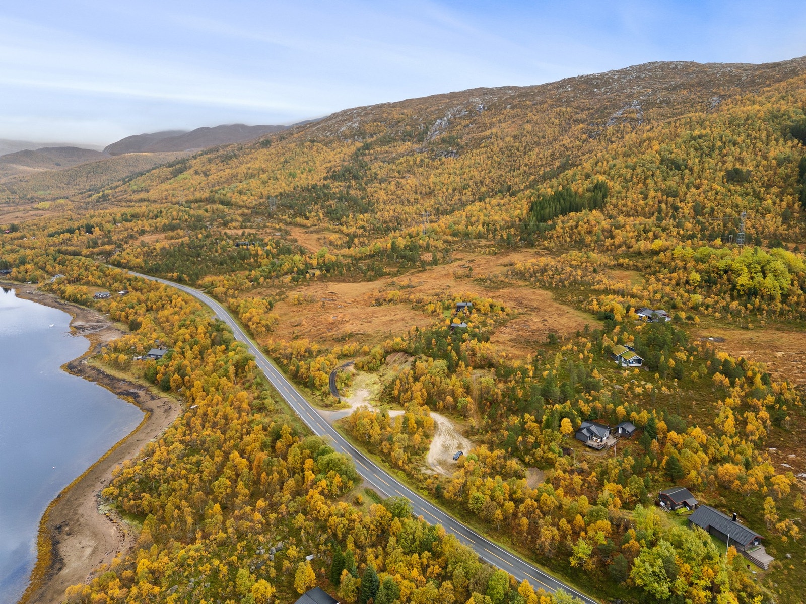 Dronebilde fra nærområdet Galleribilde