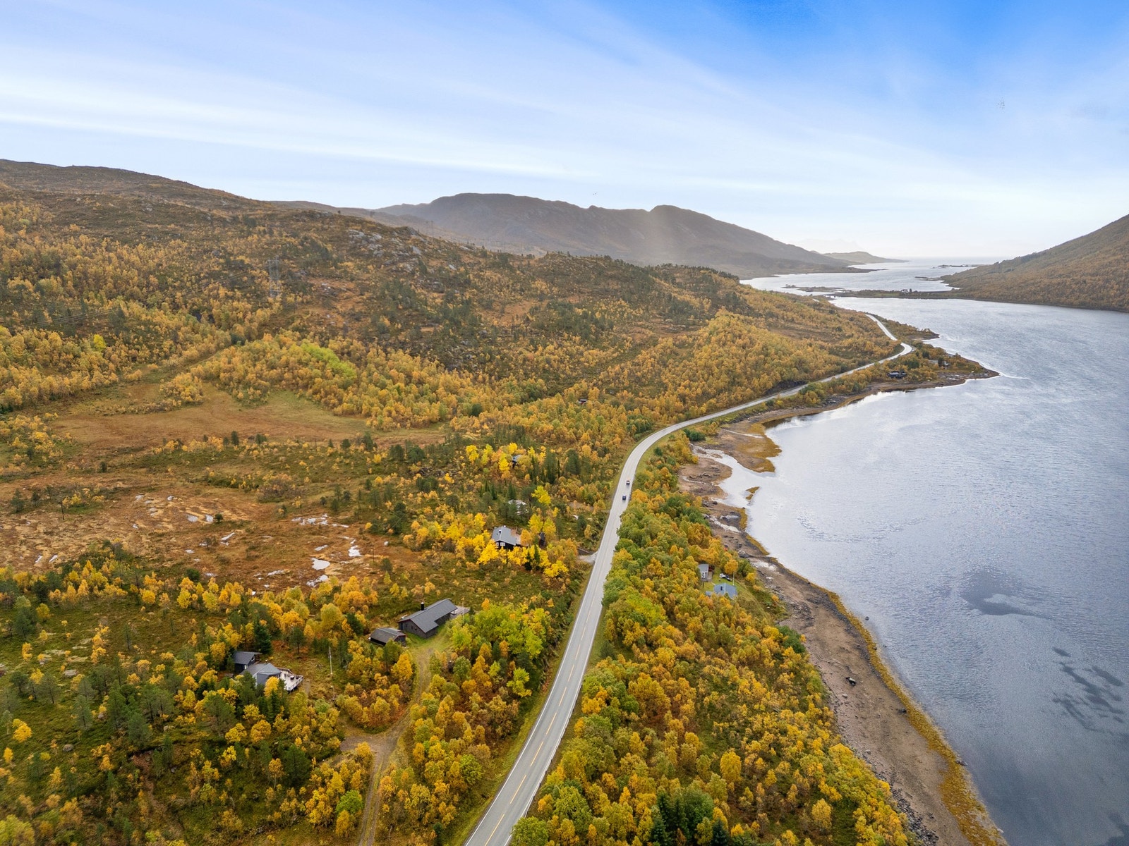 Dronebilde fra nærområdet Galleribilde