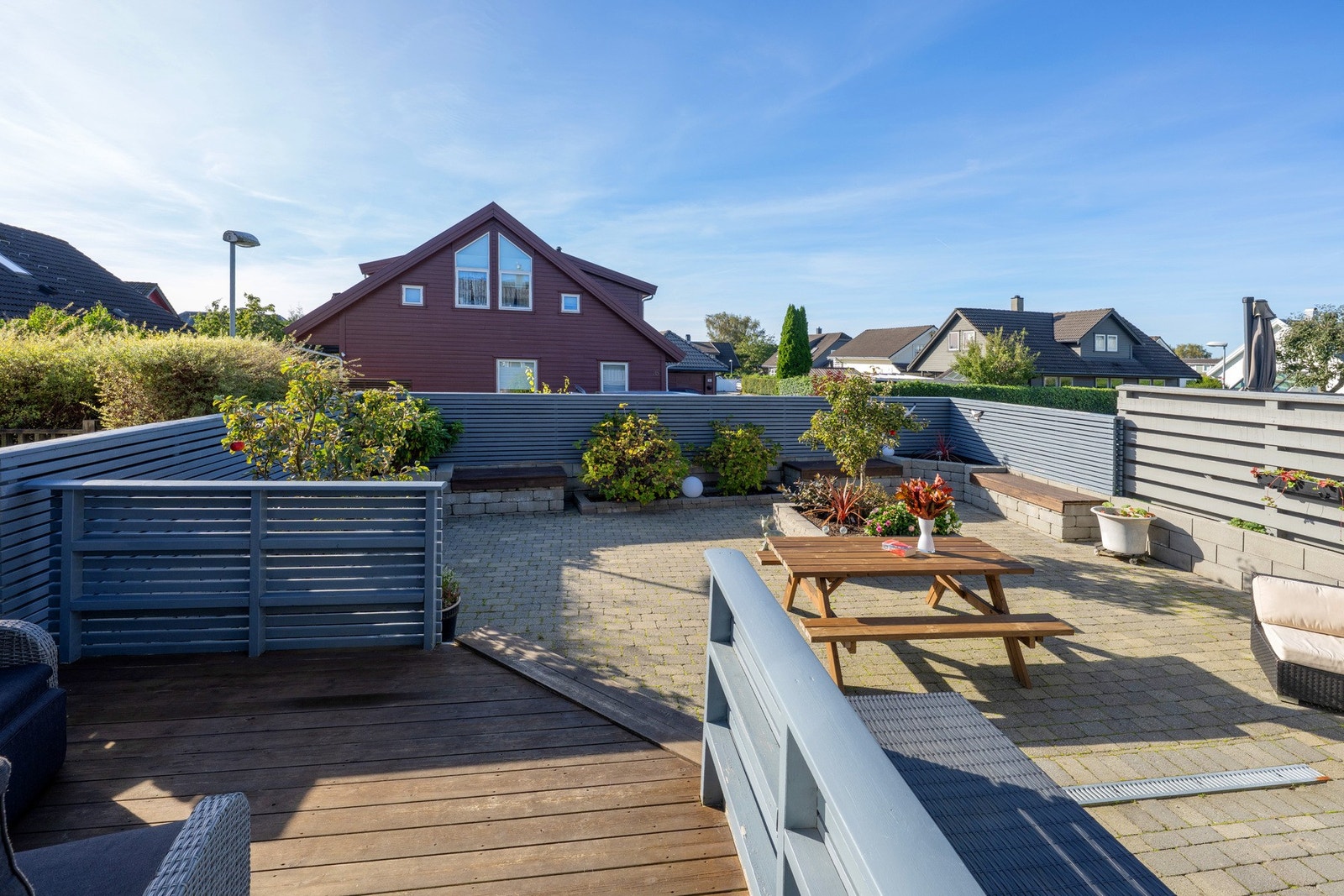 Uteområdet har flere gode soner. Galleribilde
