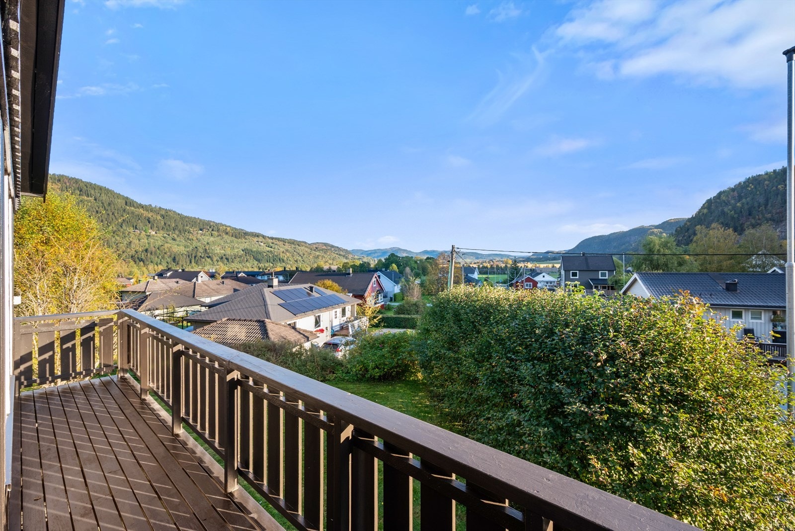 Balkong med flott utsikt Galleribilde