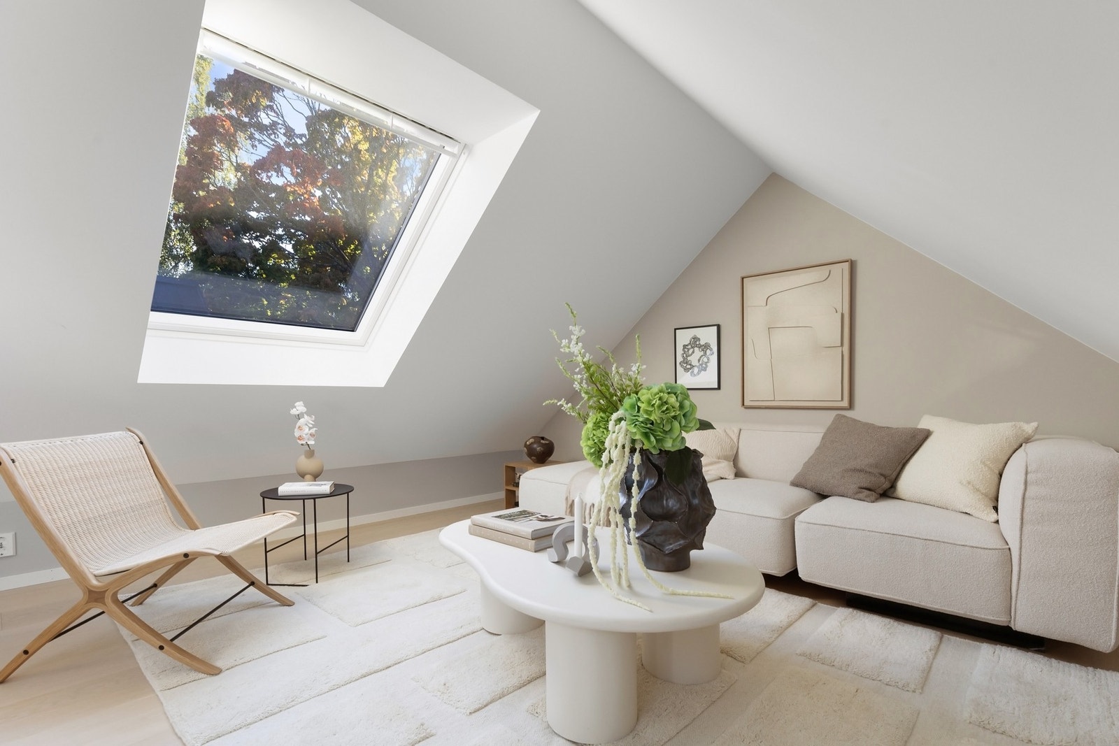 Loftsetasjen gir deg frihet til å innrede etter eget behov. Galleribilde