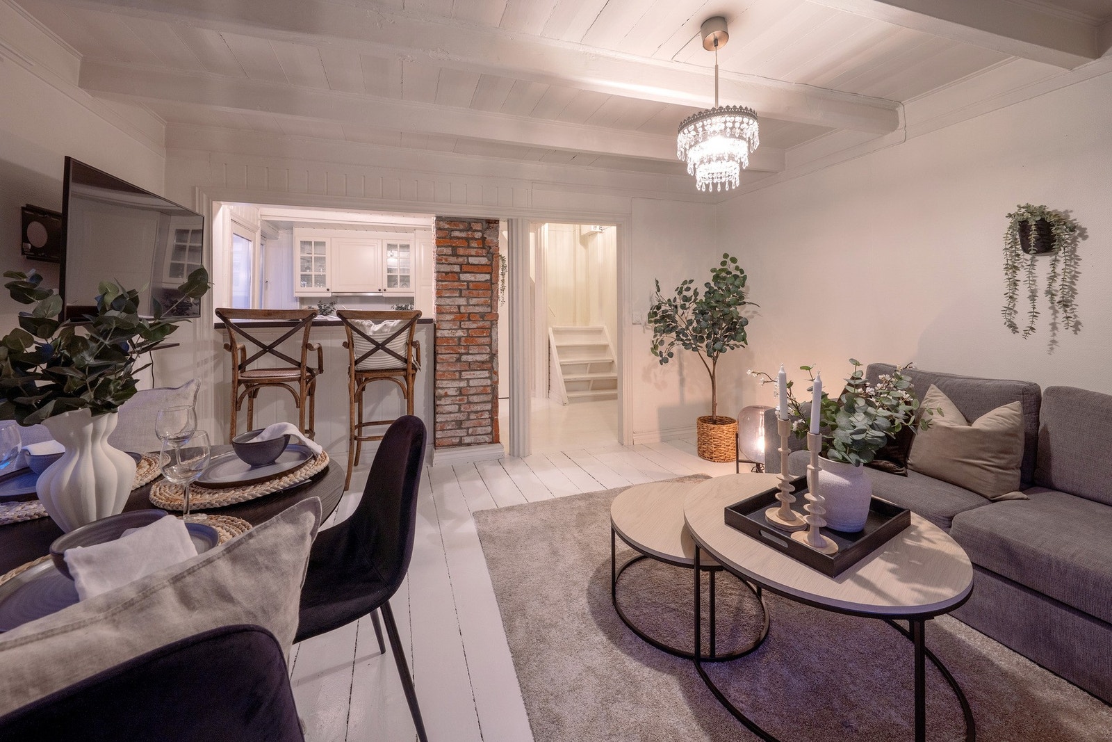 Huset ble pusset opp innvendig i 2013 ifølge forrige eier. Galleribilde