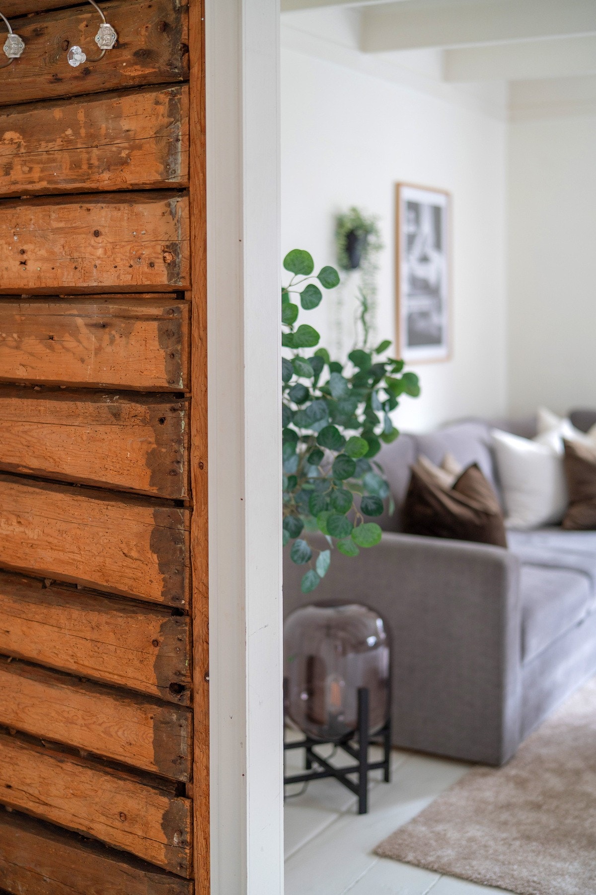 Huset har flere originale detaljer som er bevart Galleribilde