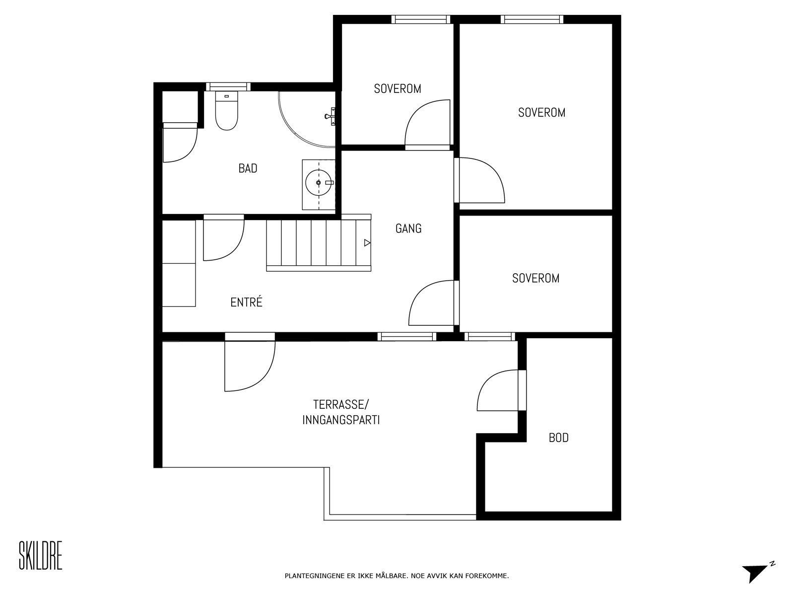 Plantegning 1.etasje Galleribilde