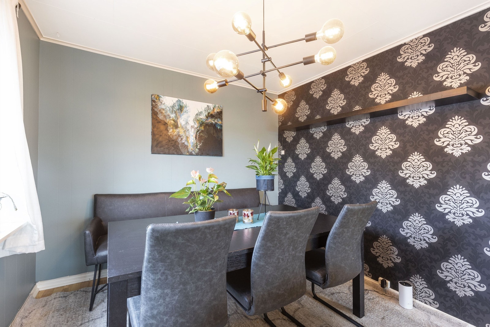 Eget område for spisegruppe Galleribilde