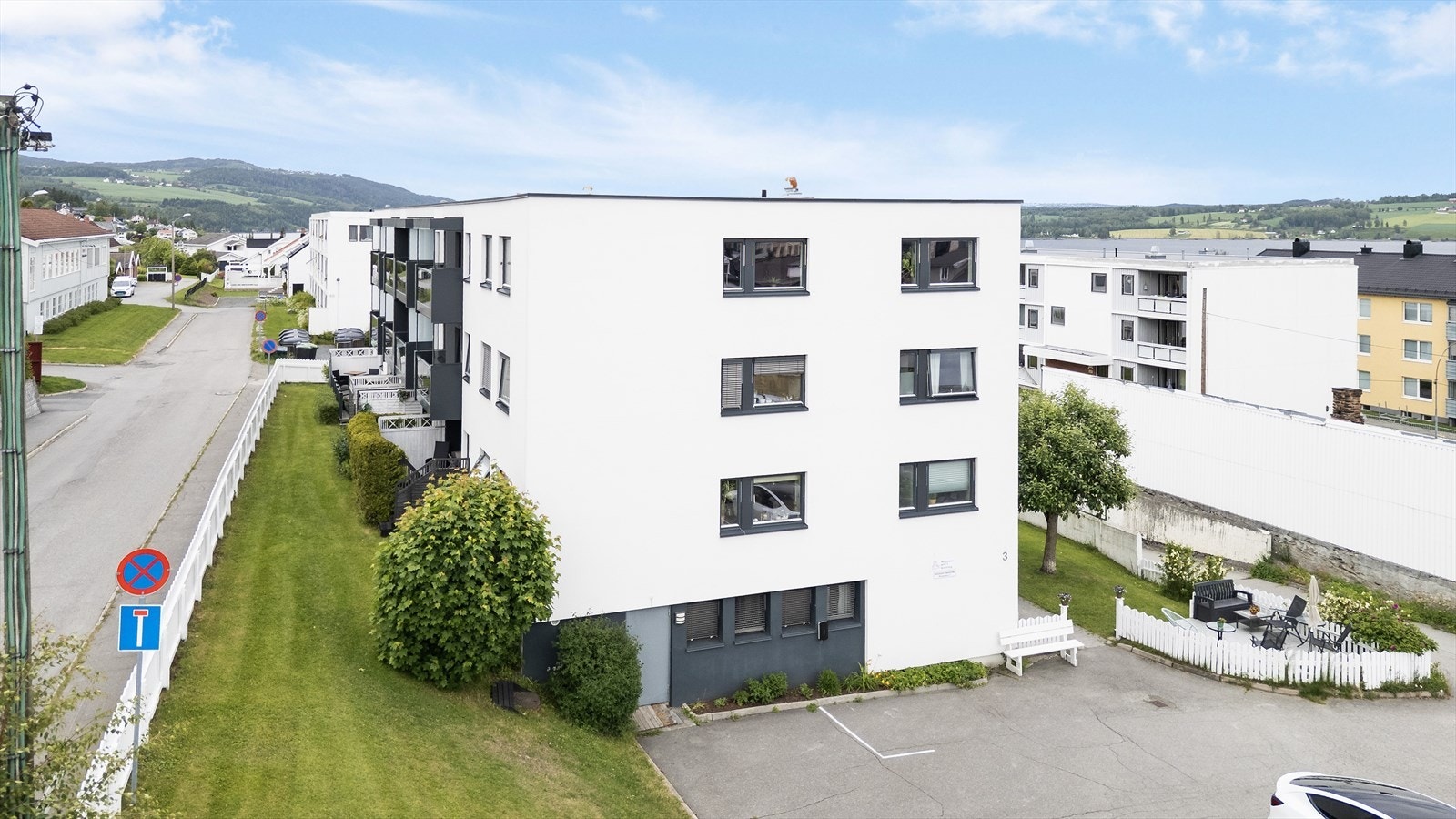 Gangavstand til sentrumsfasiliteter. Galleribilde