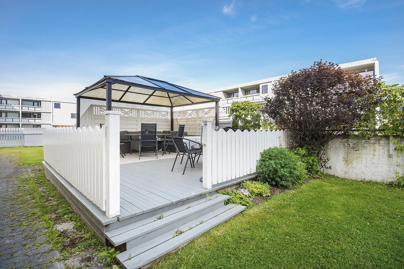 Felles uteområde. Galleribilde