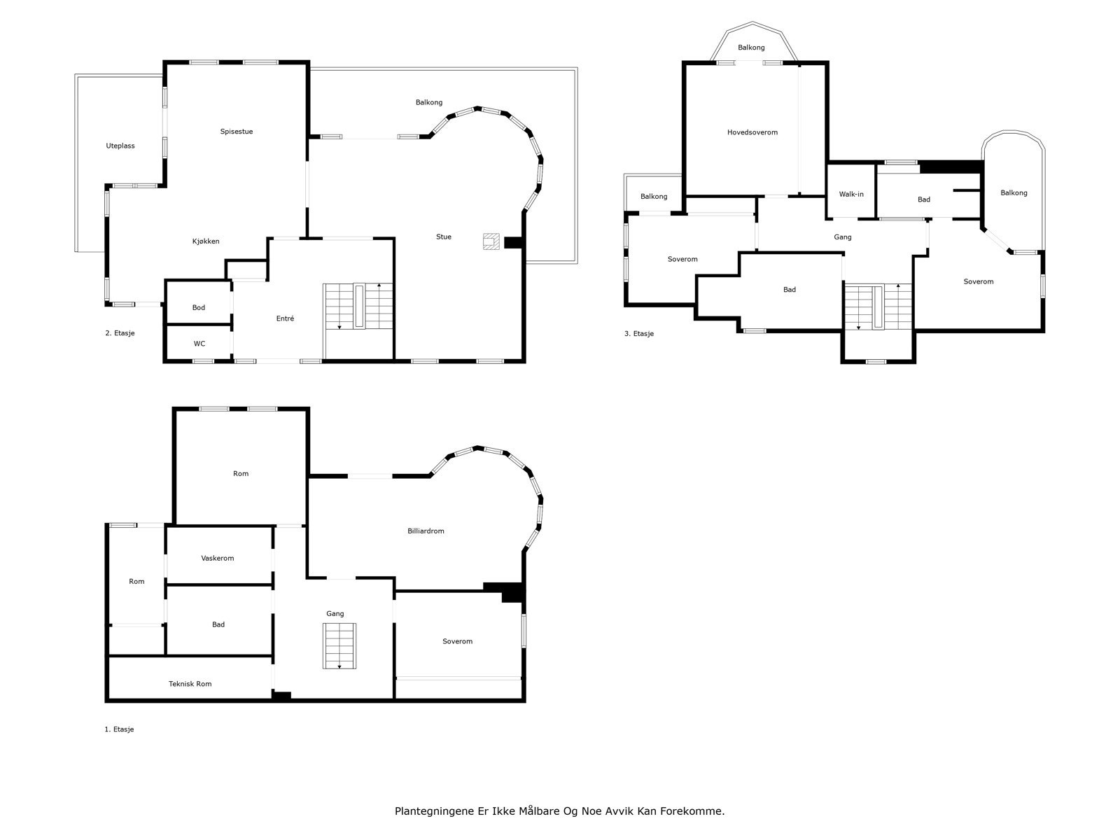 Plantegning - Alle plan Galleribilde