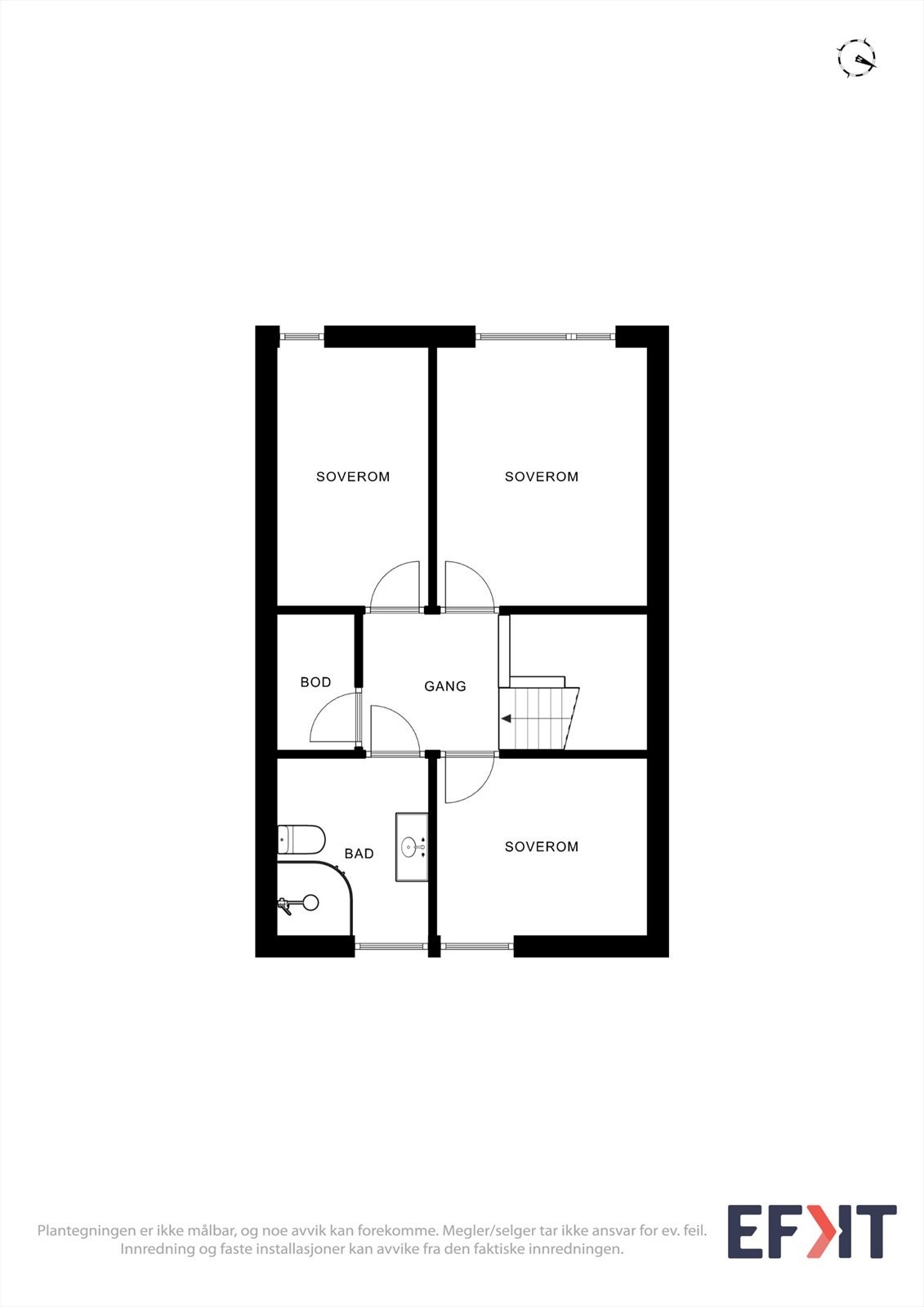 Plantegning 2. etasje Galleribilde