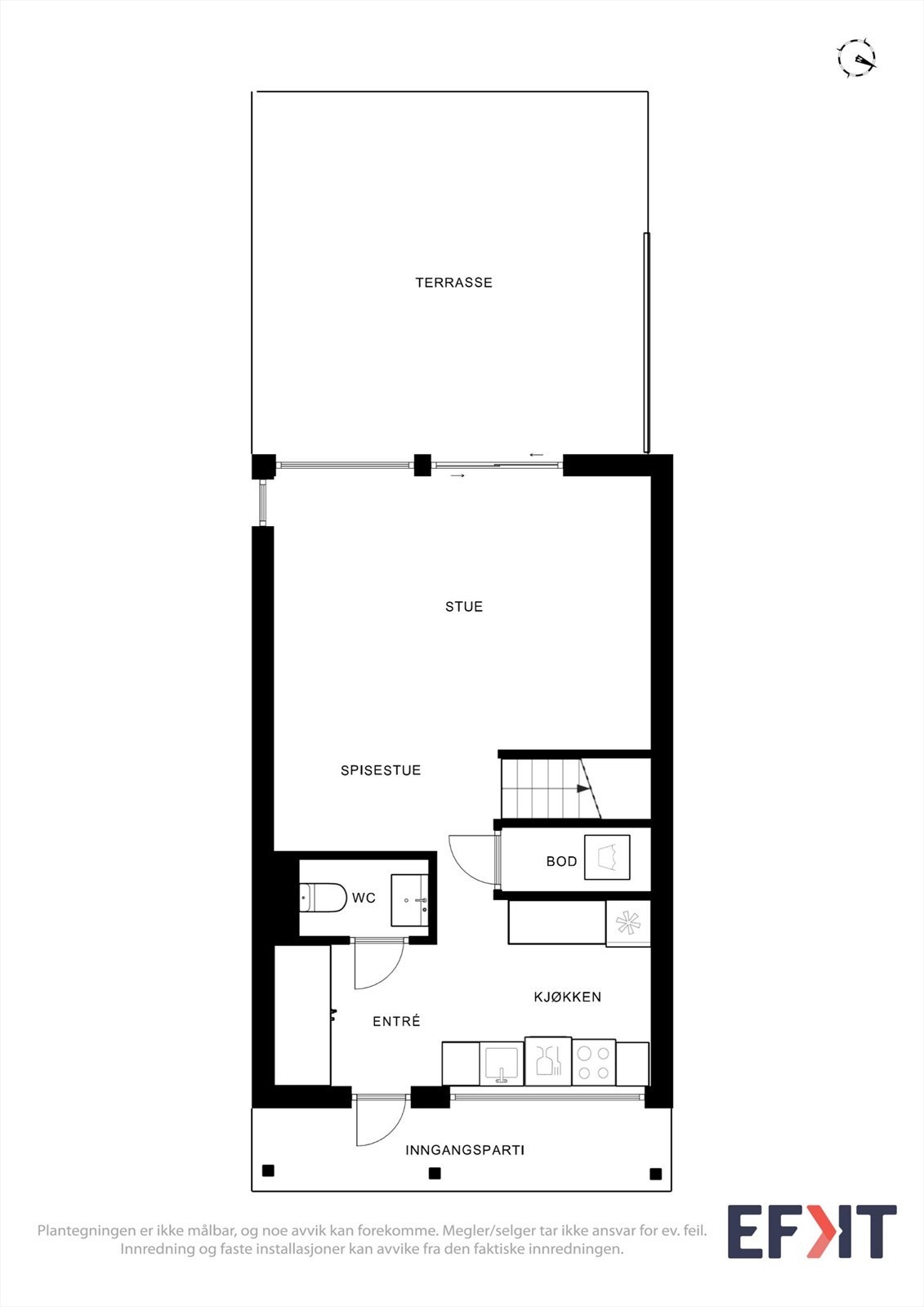Plantegning hovedplan Galleribilde