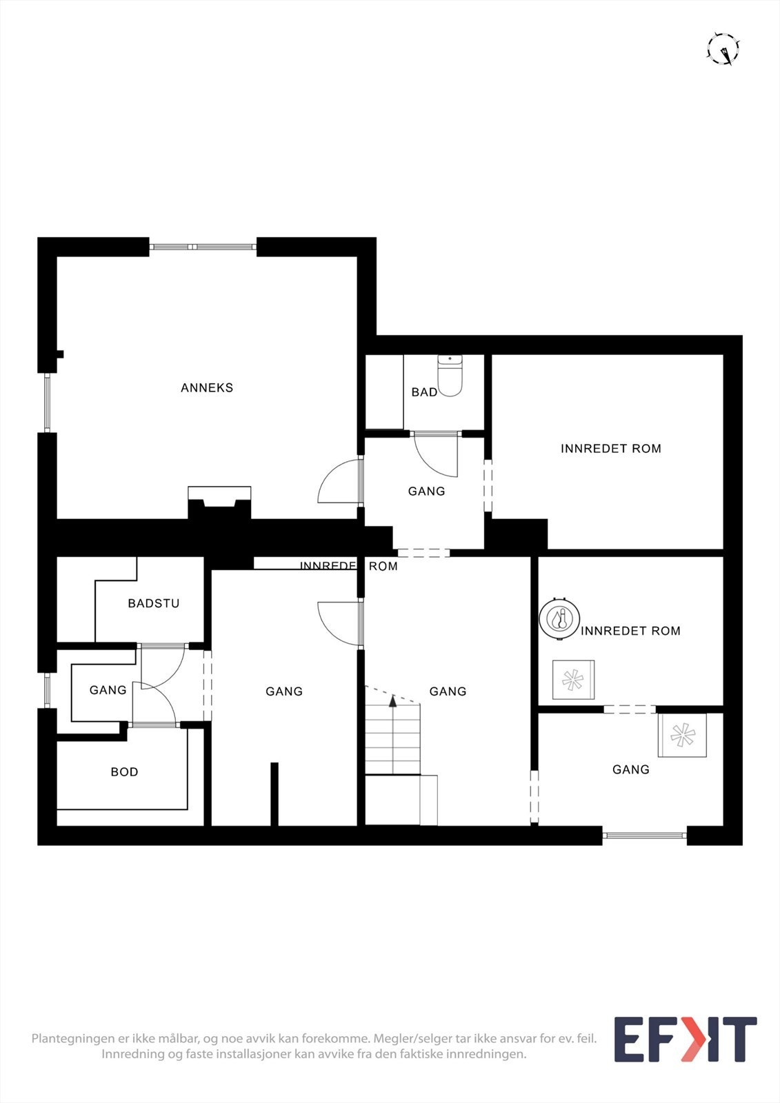 Plantegninger kjelleretasje. Galleribilde