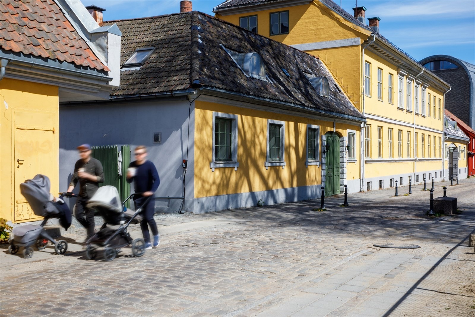 Henrich Gerners Gate inneholder nå restauranter, cafeer og barer Galleribilde