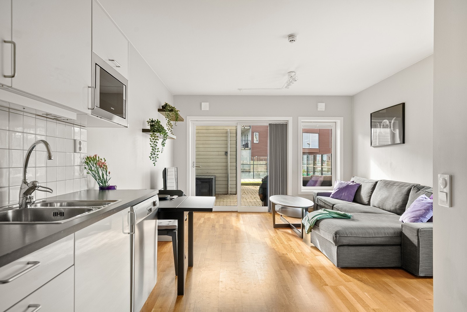 Åpen stue/kjøkkenløsning Galleribilde