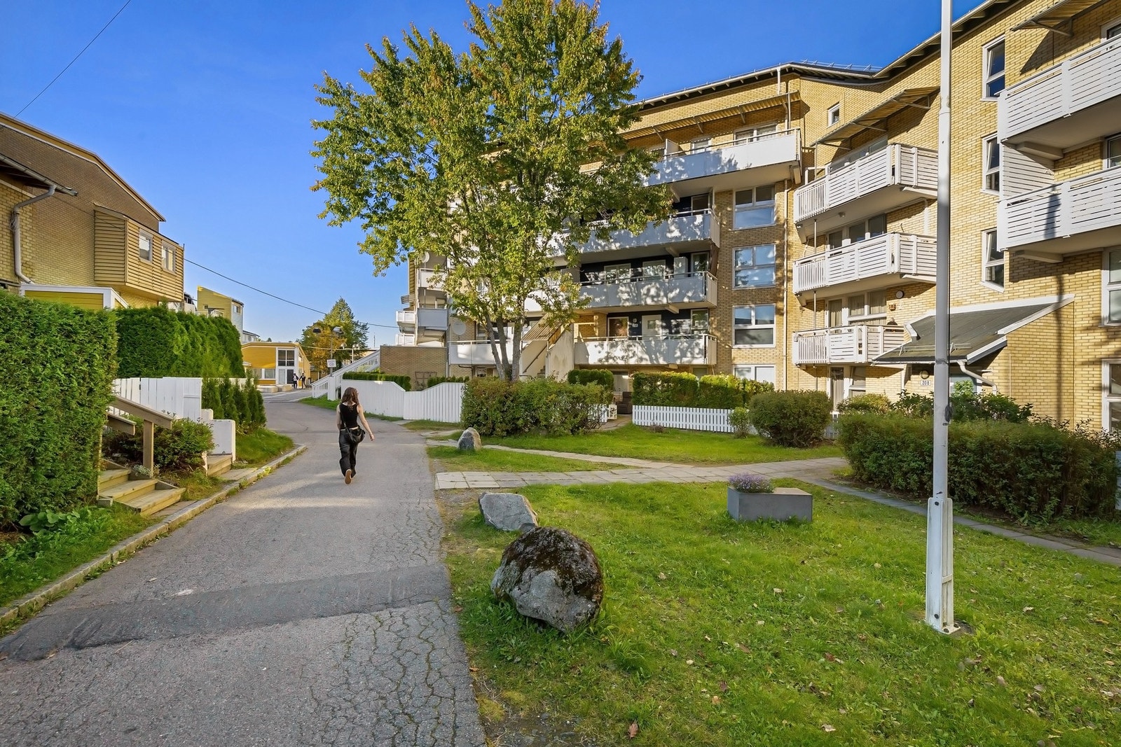 Felles området, rett ved butikker. Galleribilde