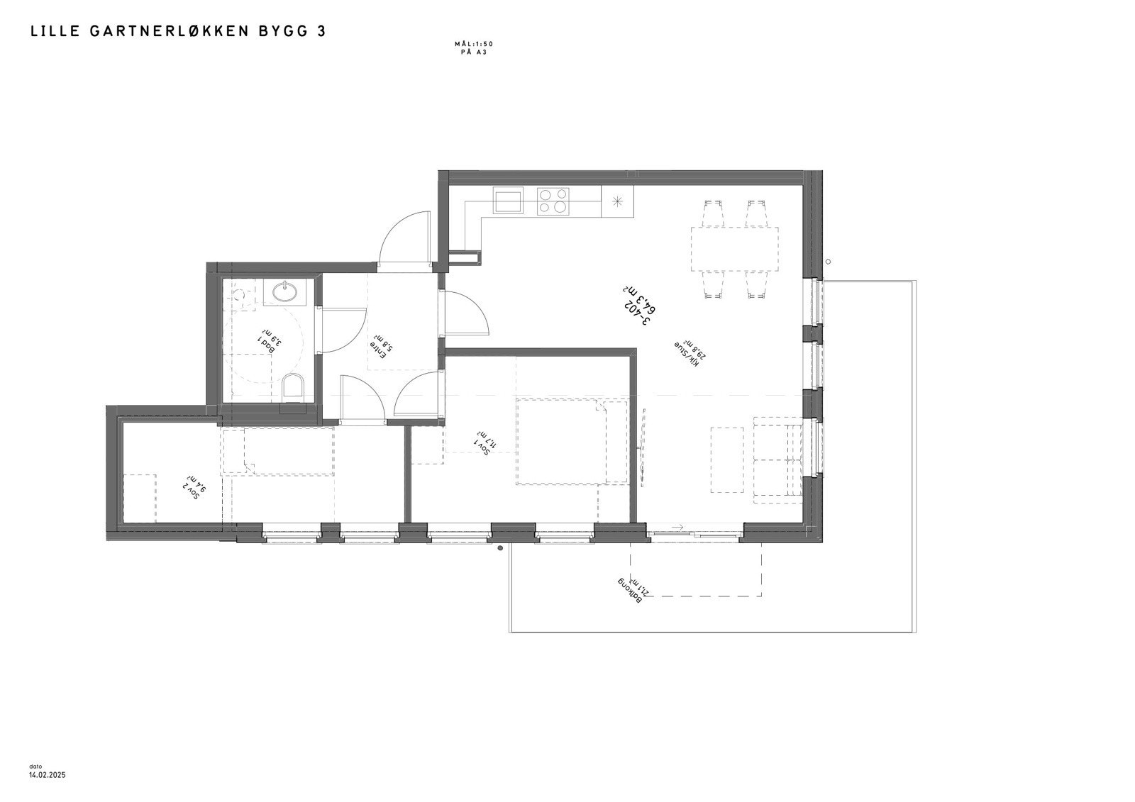 Plantegning Galleribilde