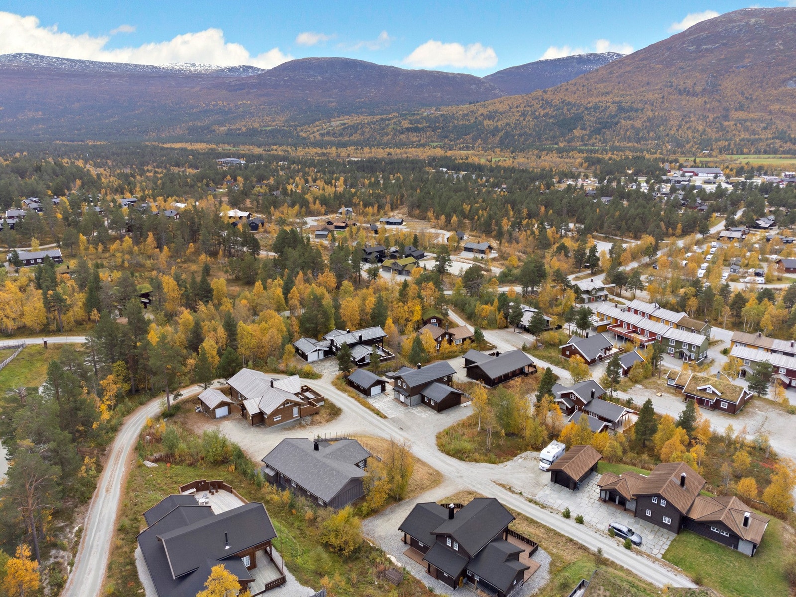 Nyheim sett fra luften Galleribilde