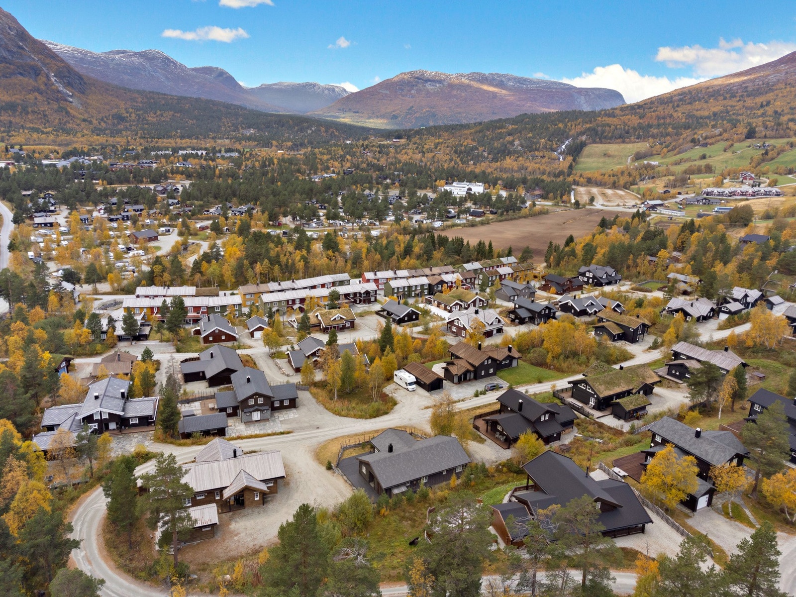 Nyheim sett fra luften Galleribilde