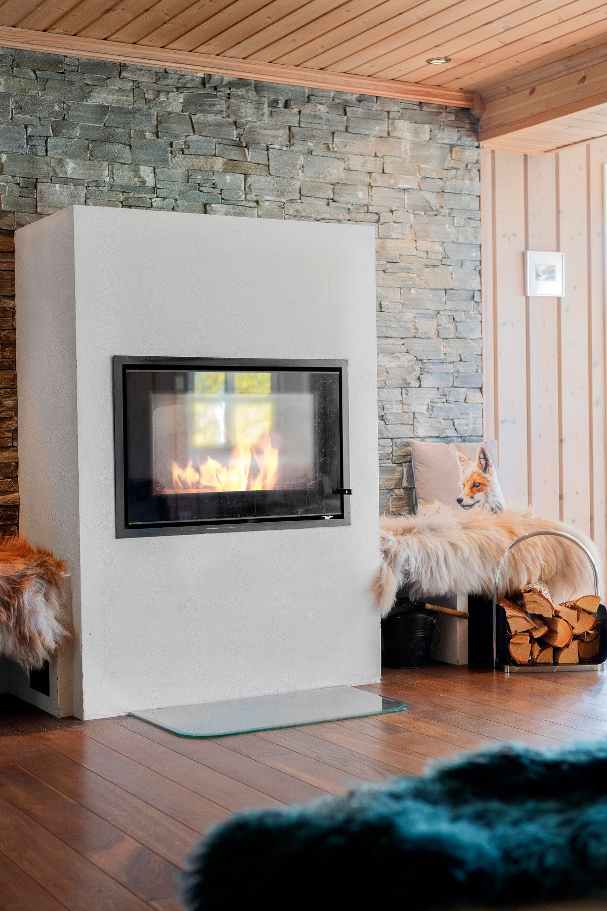 Meget flott innbyggingsovn. Galleribilde